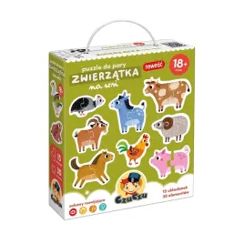 puzzle-30-ukladanka-do-pary-zwierzeta-wies-kura-kon-owca-koza-18m-czuczu