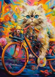 puzzle-180-ukladanka-dla-dzieci-zwierzeta-kolory-kot-rower-kwiaty-7-castor