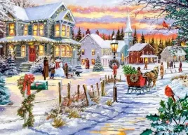 puzzle-180-ukladanka-widok-miasto-snieg-zima-choinka-swieta-kon-7-castor