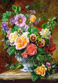 puzzle-500-ukladanka-martwa-natura-przyroda-kwiaty-w-wazonie-9-castor