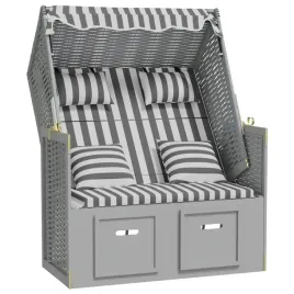 szaro-bialy-kosz-plazowy-z-baldachimem-115-x-55-x-133-156-cm