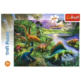 puzzle-200-elementow-drapiezne-dinozaury-trefl