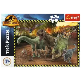 puzzle-200-elementow-dinozaury-z-parku-jurajskiego-trefl