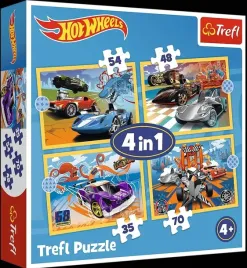 puzzle-4w1-pojazdy-hot-wheels-pud-trefl