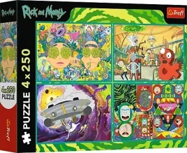 puzzle-4x250-elementow-zakrecony-swiat-ricka-i-mortyego-trefl