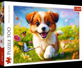 puzzle-500el-wesoly-piesek-trefl