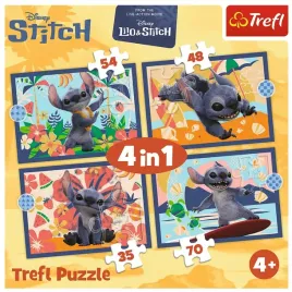 puzzle-4w1-trefl-stitch-wakacje-na-hawajach