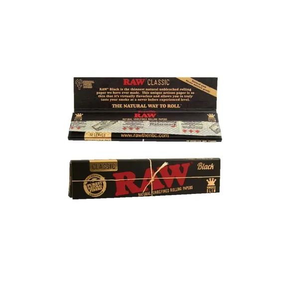bibulka-raw-black-king-size-slim-stan-nowy