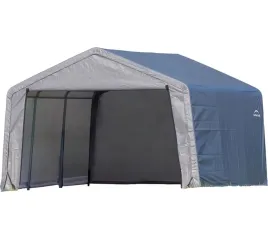 garaz-foliowy-domek-narzedziowy-37x37m-szary-pe-plandeka-schowek-namiot