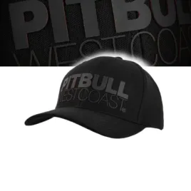 pitbull-czapka-z-daszkiem-snapback-seascape-czarny-czerwony-nadruk