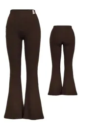 pitbull-west-coast-spodnie-damskie-flare-rib-layla-ciemny-brazowy-xs-s