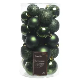 zielone-nietlukace-bombki-choinkowe-30-szt-mix-kolorow-8-cm