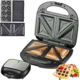 opiekacz-3w1-toster-gofrownica-donuty-wymienne-plyty-850w-nieprzywierajacy