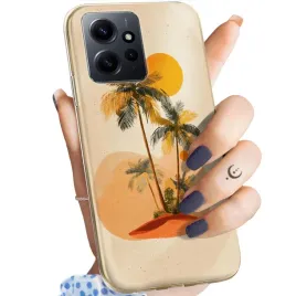 etui-do-xiaomi-redmi-note-12-wzory-palmy-dzungla-egoztyka-tropikalne-case