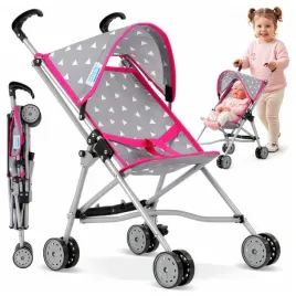 kinderplay-wozek-dla-lalek-spacerowka-lekki-skladany-parasolka-spacerowy
