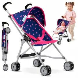 kinderplay-wozek-dla-lalek-spacerowka-lekki-skladany-parasolka-spacerowy