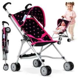 kinderplay-wozek-dla-lalek-spacerowka-lekki-skladany-parasolka-spacerowy