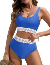 bikini-damskie-z-wysokim-stanem-niebieskie-r-xxl