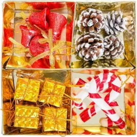 ozdoby-choinkowe-kolorowe-zawieszki-zestaw-prezenty-szyszki-dzwonki