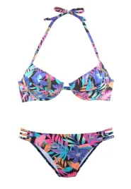 haloo-komplet-bikini-w-kolorowe-liscie-czarny-34a