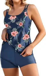 stroj-kapielowy-tankini-szorty-niebieski-kwiaty-xl-ai-mage