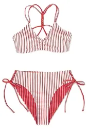 stroj-kapielowy-bikini-w-paski-cupshe-bialo-czerwony-xs