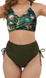 kostium-kapielowy-bikini-zielony-kwiaty-r-m