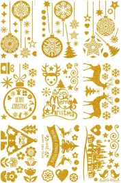 naklejki-swiateczne-na-okno-brokatowe-zlote