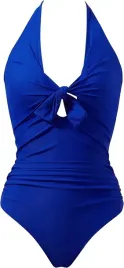 kostium-kapielowy-damski-push-up-v-halter-niebieski-l
