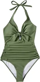 kostium-kapielowy-damski-push-up-v-halter-zielony-m