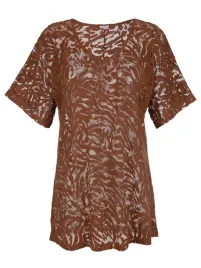 alba-moda-brazowa-bluzka-tunika-wzor-36