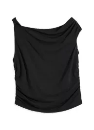bodyflirt-bluzka-czarna-z-marszczeniem-48-50