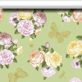tapeta-samoprzylepna-vintage-40x300-cm-winylowa-sukpdjo-zielona-w-kwiaty