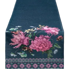 bieznik-na-stol-z-kwiatami-granatowy-33x180-cm-ruspepa