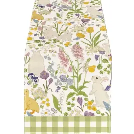 bieznik-na-stol-artoid-mode-zajace-i-kwiaty-40x100-cm-wiosenny