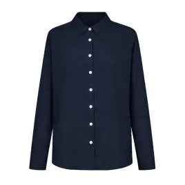 bluzka-koszula-blencot-z-guzikami-granatowa-xl