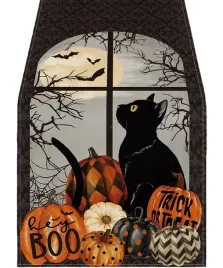 bieznik-halloween-40x100-czarny-kot-dynie-artoid-mode-dekoracja-stolu