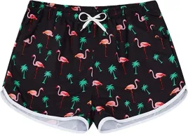 spodenki-damskie-plazowe-flamingi-xl