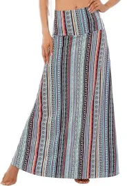 spodnica-maxi-damska-boho-dluga-elastyczna-talia-kolorowy-wzor-l