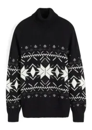 bodyflirt-sweter-z-golfem-w-norweski-wzor-36-38