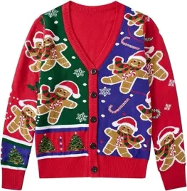 sweter-swiateczny-damski-kardigan-ciastka-kolorowy-m