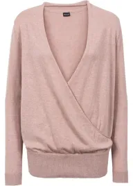 bodyflirt-sweter-rozowy-z-kopertowym-zalozeniem-32-34