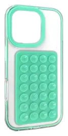 etui-iphone-15-pro-max-z-przyssawka-przezroczyste-silikonowe-zielone