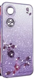 etui-oppo-reno-8t-4g-silikon-brokatowe-kwiaty-yarxiawin-case-fioletowy