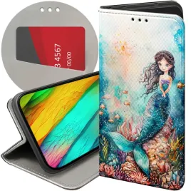 etui-z-klapka-do-samsung-galaxy-a8-2018-wzory-syrenki-nimfy-morskie-panny