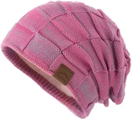 czapka-zimowa-beanie-z-ciepla-podszewka-ciemno-rozowa