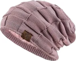 czapka-zimowa-beanie-z-ciepla-podszewka-rozowa
