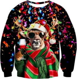 swiateczna-bluza-meska-zabawny-renifer-xl