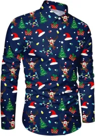 koszula-meska-granatowa-slim-fit-swiatecznaxl