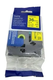 tasma-laminowana-do-etykiet-36mm-niebieski-na-zoltym-tle-8m-brovacs